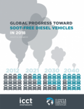 Global progress toward soot-free diesel vehicles in 2018